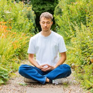 Meditación al aire libre