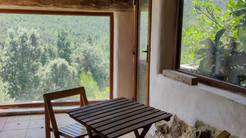 Foto de una terraza en La Artiga