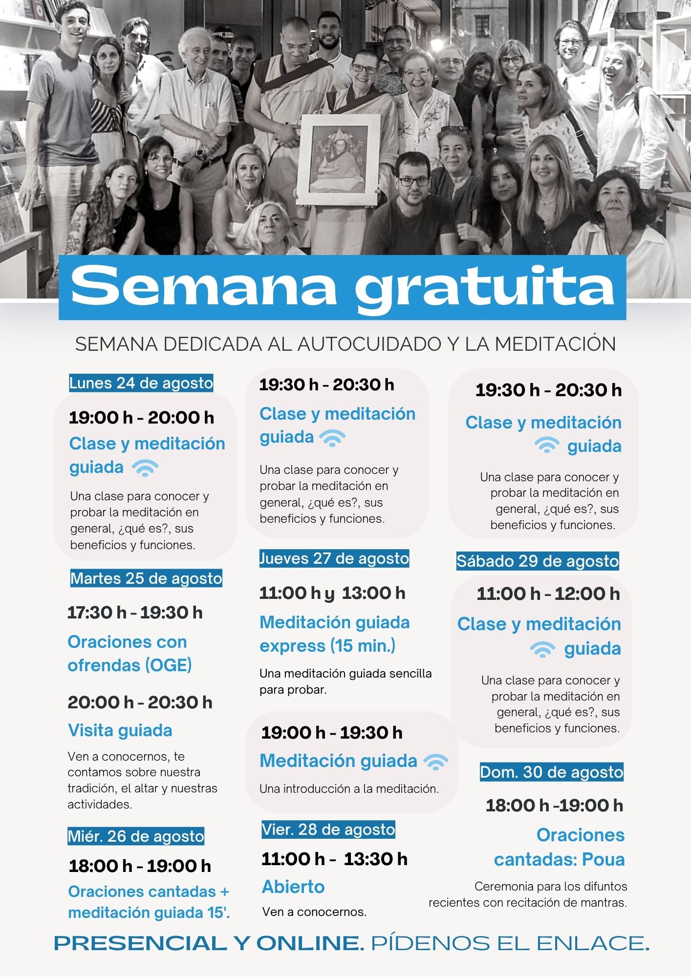 poster agenda semanal